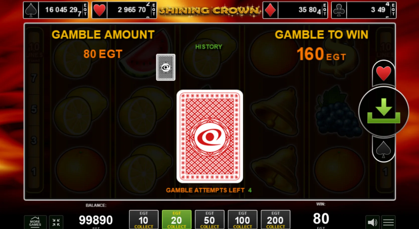shining crown Play game